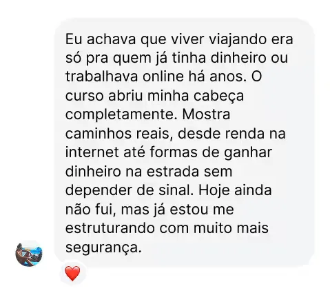 Depoimento Aluno