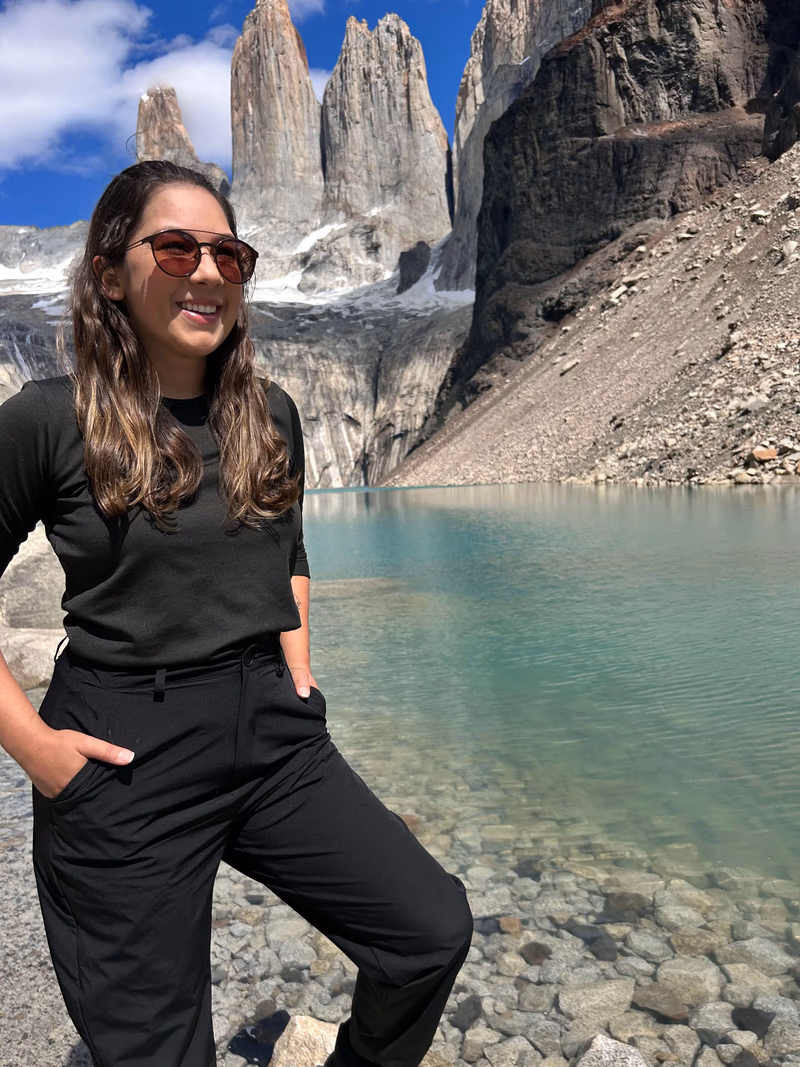 Millena nas Torres del Paine, Patagônia chilena
